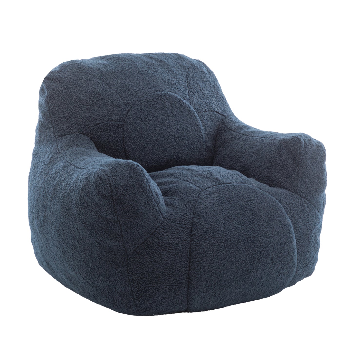 Bean Bag Chair with Filler, Bean Bag Sofa with Tufted Soft Stuffed Filling, Fluffy and Lazy Sofa, Comfy Cozy BeanBag Chairs with Memory Foam for Dorm, Apartment, Living Room