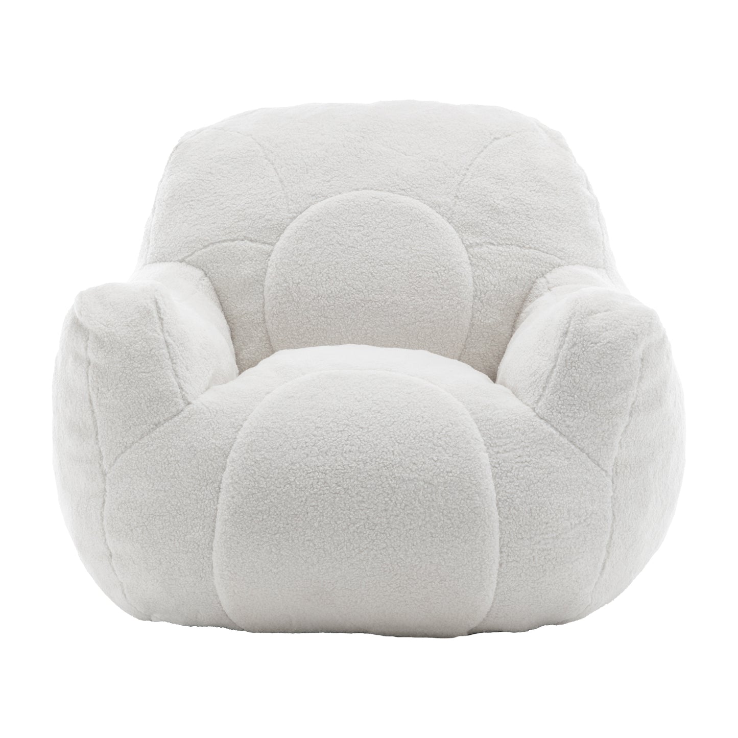 Bean Bag Chair with Filler, Bean Bag Sofa with Tufted Soft Stuffed Filling, Fluffy and Lazy Sofa, Comfy Cozy BeanBag Chairs with Memory Foam for Dorm, Apartment, Living Room