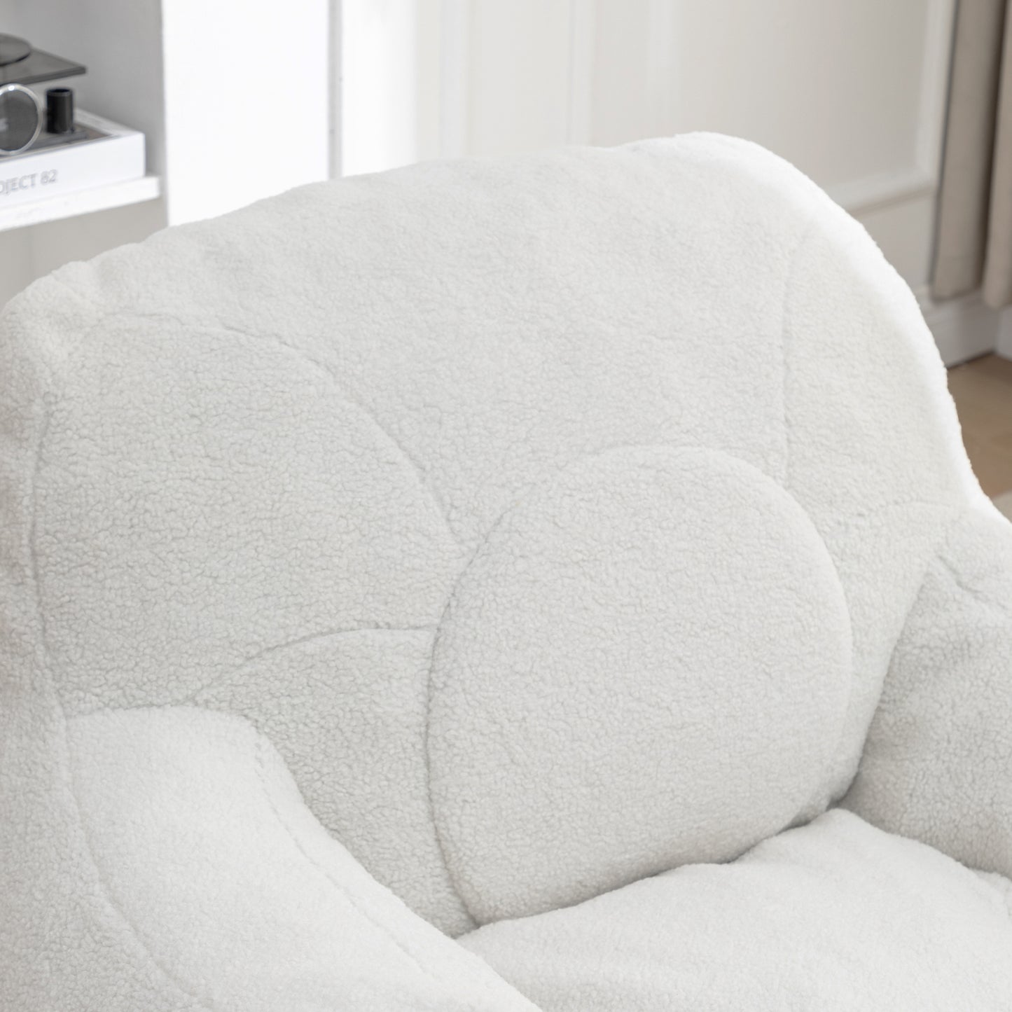 Bean Bag Chair with Filler, Bean Bag Sofa with Tufted Soft Stuffed Filling, Fluffy and Lazy Sofa, Comfy Cozy BeanBag Chairs with Memory Foam for Dorm, Apartment, Living Room