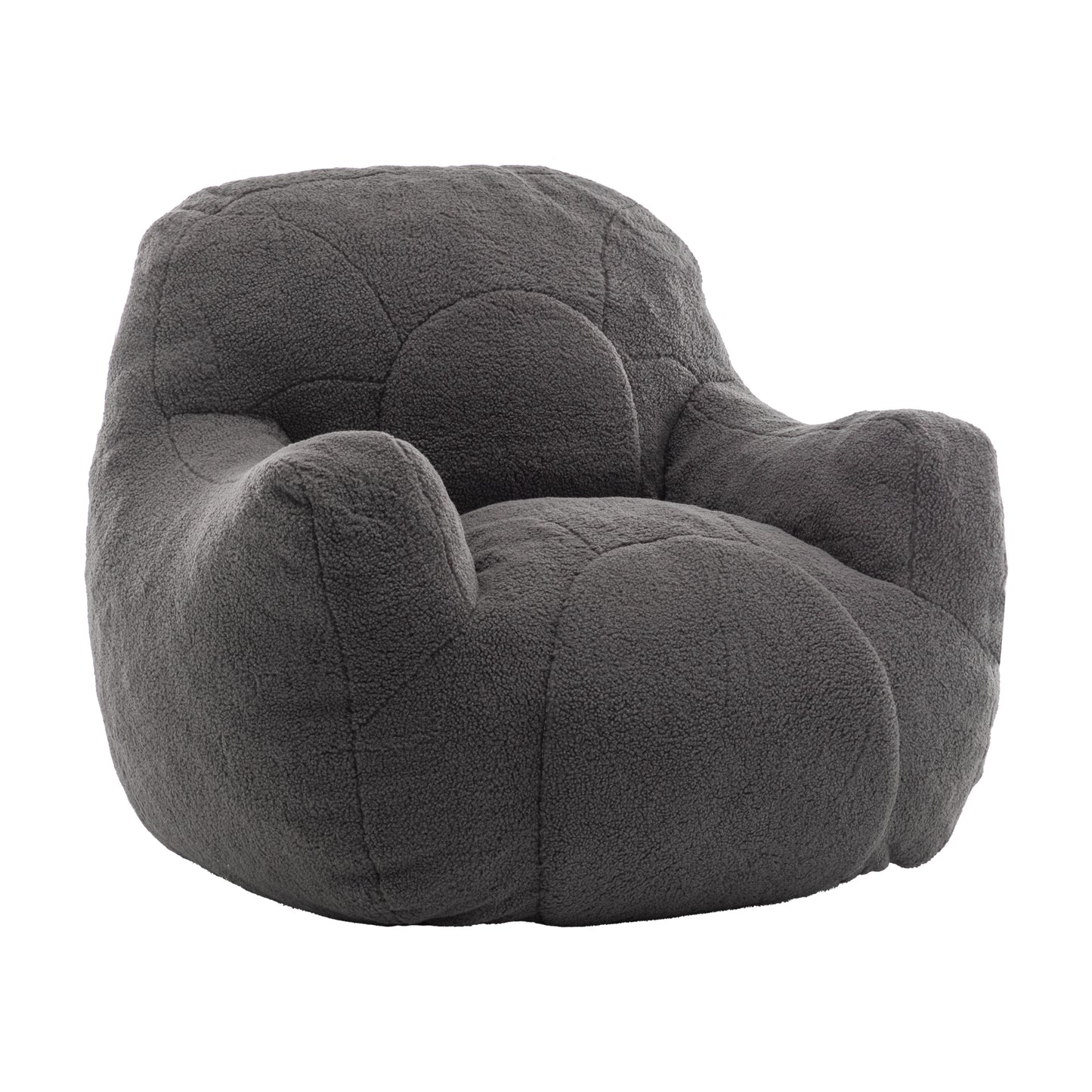 Bean Bag Chair with Filler, Bean Bag Sofa with Tufted Soft Stuffed Filling, Fluffy and Lazy Sofa, Comfy Cozy BeanBag Chairs with Memory Foam for Dorm, Apartment, Living Room