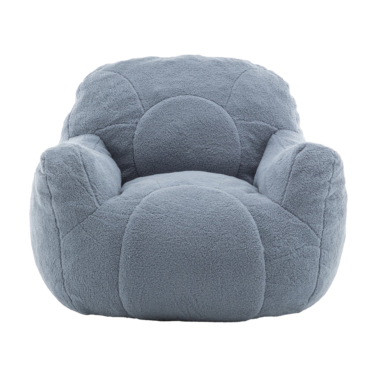 Bean Bag Chair with Filler, Bean Bag Sofa with Tufted Soft Stuffed Filling, Fluffy and Lazy Sofa, Comfy Cozy BeanBag Chairs with Memory Foam for Dorm, Apartment, Living Room