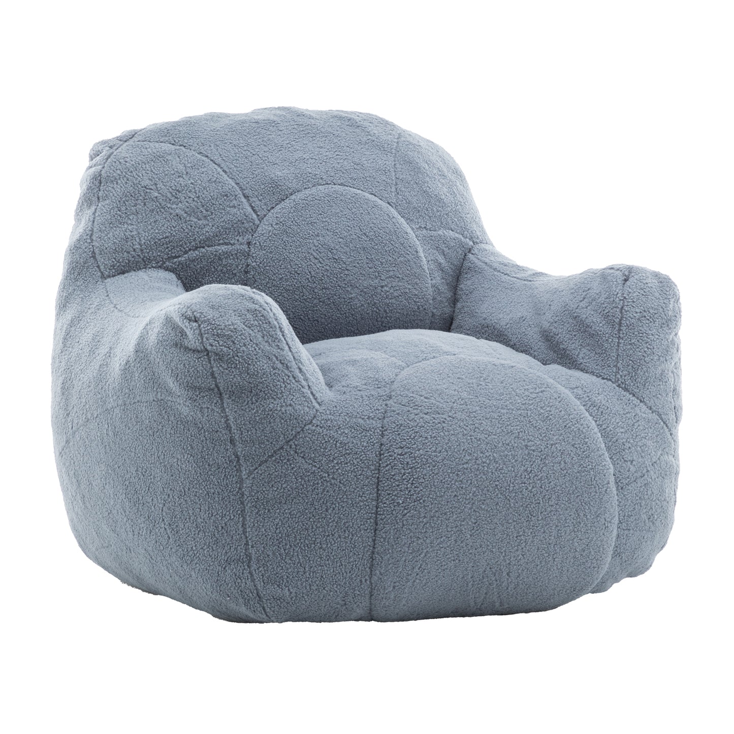 Bean Bag Chair with Filler, Bean Bag Sofa with Tufted Soft Stuffed Filling, Fluffy and Lazy Sofa, Comfy Cozy BeanBag Chairs with Memory Foam for Dorm, Apartment, Living Room